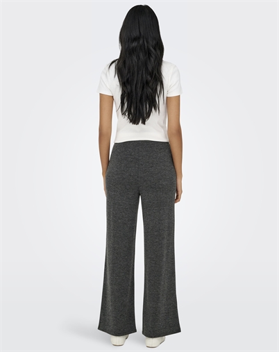Only - ONLKaya Life Wide Bukser - Dark Grey Melange